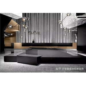 公司前臺背景墻設(shè)計效果圖大全 合肥辦公室裝修，七個充滿設(shè)計創(chuàng)意的前臺設(shè)計案例，門