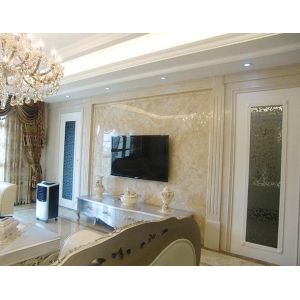 電視背景墻圖片 一、簡歐電視背景墻壁紙效果圖欣賞